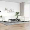 Image de Canapé Chesterfield À 2 Places Et À 3 Places Blanc Vidaxl