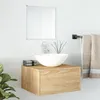 Image de Ensemble De Meubles Salle De Bain 2 Pcs Chêne Bois D'ingénierie Vidaxl