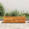 Image de vidaXL Lit surélevé de jardin Bois dacacia 76x27 6x25 cm