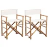 Image de vidaXL Lot de 2 Chaise Pliable Sièges avec Accoudoirs Fauteuil avec Dossier Chaises de Jardin Patio Terrasse Extérieur 41895