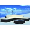 Image de Salon De Jardin 6 Pcs Avec Coussins Résine Tressée Noir Vidaxl