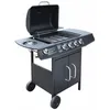 Image de vidaXL Barbecue à gaz 4 + 1 zone de cuisson Noir