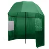 Image de vidaXL Parapluie de pêche Vert 300x240 cm