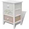Image de Armoire De Rangement En Style Français 3 Tiroirs Bois Vidaxl