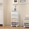 Image de Armoire De Rangement 4 Tiroirs Bois Vidaxl