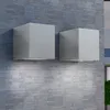 Image de Applique Murale D'extérieur En Forme De Cube 2 Pcs Vidaxl
