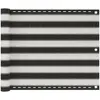 Image de Écran De Balcon En Pehd 75x400 Cm Anthracite Et Blanc Vidaxl