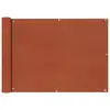 Image de Écran De Balcon En Tissu Oxford 75x600 Cm Ocre Marron Vidaxl