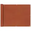 Image de Écran De Balcon En Tissu Oxford 90x400 Cm Ocre Marron Vidaxl