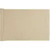 Image de Écran De Balcon En Tissu Oxford 75x600 Cm Beige Vidaxl