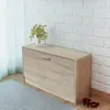 Image de Banc À Chaussures 80x24x45 Cm Chêne Vidaxl