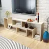 Image de Meuble Tv Double En Forme De L Chêne Vidaxl