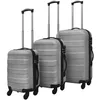 Image de vidaXL Jeu de valises rigides 3 pièces Argenté 455/55/66 cm