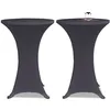 Image de vidaXL Housse de table extensible 60 cm 2 pcs Anthracite