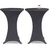 Image de Housse De Table Extensible 80 Cm 2 Pcs Anthracite Vidaxl