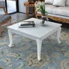 Image de Table Basse 80x80x42 Cm Blanc Brillant Vidaxl