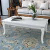 Image de vidaXL Table basse 115x65x42 cm Blanc brillant 243381