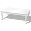 Image de Vidaxl table basse 115x65x42 cm blanc brillant 243381