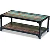 Image de vidaXL Table basse Bois de récupération massif 243272