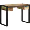 Image de Bureau Bois De Récupération Massif Vidaxl