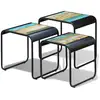 Image de Tables Gigognes 3 Pcs Bois De Récupération Massif Vidaxl