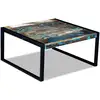 Image de Table Basse Bois De Récupération Massif 80x80x40 Cm Vidaxl