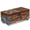 Image de Vidaxl coffre table basse bois de récupération massif 80x40x35 cm 243320