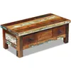 Image de Table Basse À Tiroirs Bois De Récupération 90x45x35 Cm Vidaxl