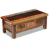Image de Vidaxl table basse à tiroirs bois de récupération 90x45x35 cm 243321