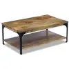 Image de Vidaxl table basse bois de manguier 100x60x38 cm 243341