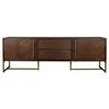 Image de Buffet design en bois dacacia Class Dutchbone - Marron - Laqué - 2 portes - 160 cm