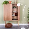 Image de Buffet 2 portes 100x45x140 cm décor naturel - BARBIER