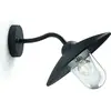 Image de Applique D'extérieur - Hammock - Noir - Verre Transparent - Ip44