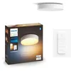 Image de Plafonnier LED - PHILIPS HUE - Enrave - grand format - blanc - variateur inclus