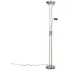 Image de Lampadaire en acier avec lampe de lecture avec led et variateur - diva 2