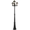 Image de Lanterne d'extérieur classique noire 3 lumières ip44 - new haven