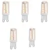 Image de Lot de 5 ampoules led g9 dimmables 3,2 w 250 lm 2200 k