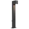 Image de Lampadaire d'extérieur moderne noir 65cm avec prise ip44 - baleno