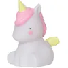 Image de Veilleuse LED Licorne H125cm Blanc A Little Lovely Company - Veilleuse en PVC sans BPA avec LED intégrées