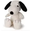 Image de Snoopy - Peluche En Velours Cotele - Creme 19cm