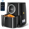 Image de Aigostar Odin Smart - Friteuse à air chaud connectée Wifi 0% BPA. 1400W capacité de 4.5L. 8 menus préprogrammés + mode manuel.