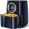 Image de Taylor Swoden Marina - Friteuse à air chaud 4.2L 1400W 8 programmes + mode manuel. Écran tactile LED panier antiadhérant. Bleue.