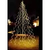 Image de Mât À Guirlande Lumineuse De Noël Avec 192 Led 208 Cm Ambiance