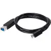 Image de Câble Usb Type-c Vers Type-b Club3d Connectivité Noir 1 M