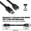 Image de Câble D'extension Displayport Club 3d 1.4 3 M Noir