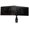 Image de R-Go Bras d'ecran double Caparo kit de montage - pour 2 ecrans LCD - argent mat