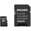 Image de Carte Mémoire Microsdhc 16 Go Uhs-i Plastique Noir 15x10x1 Mm Philips