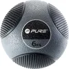 Image de Ballon médicinal Pure2Improve 6kg - gris/noir - pour entraînement physique intensif