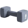 Image de Haltère Pure2Improve neoprene 6Kg Gris P2I201440