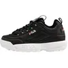 Image de Baskets basses FILA DISRUPTOR 90s - Noir - Dessus synthétique - Lacets